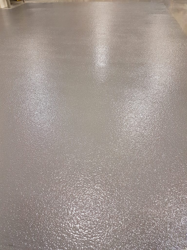 Concrete coating project 3016 detail view